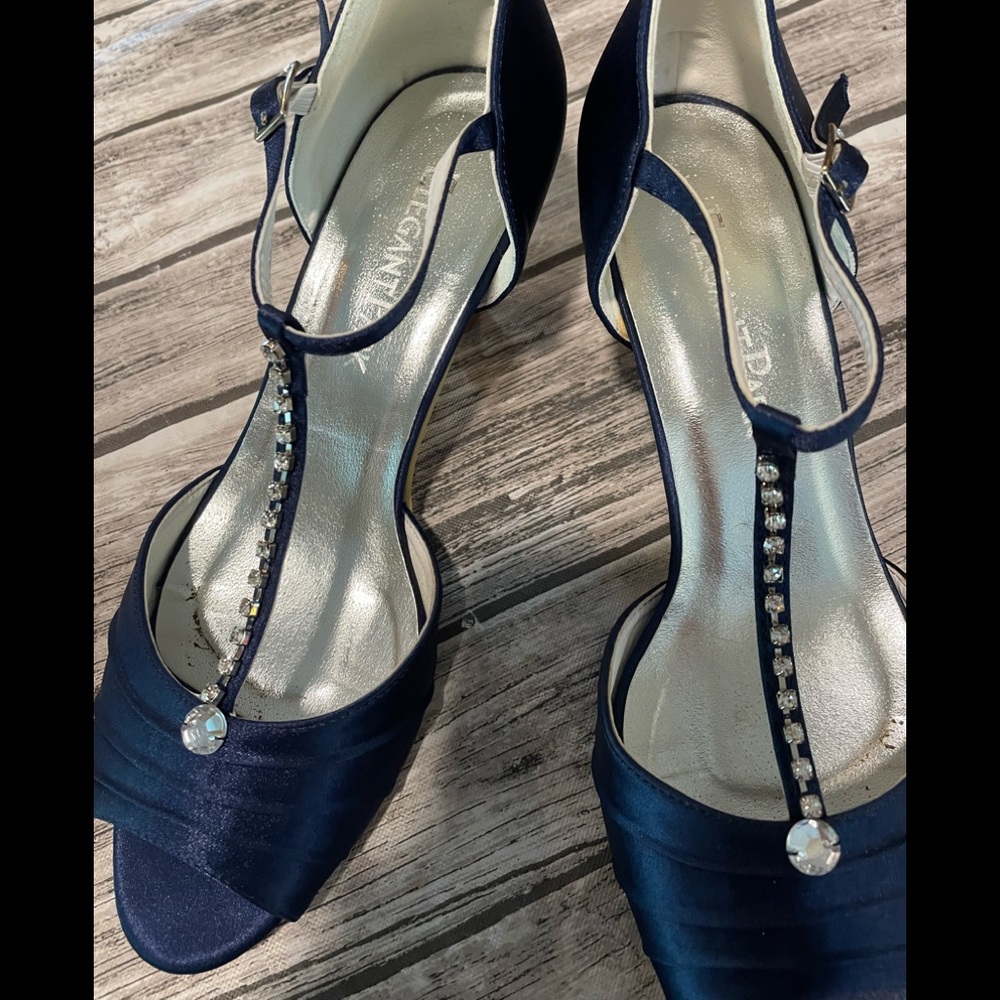 Elegant park stunning navy with bling